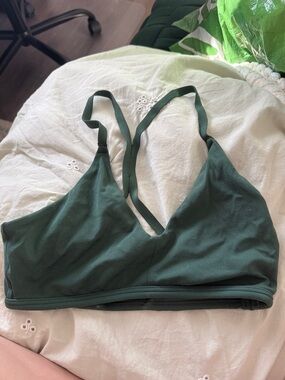 Aerie Strappy Green Bra Small